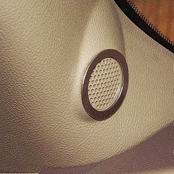 American Car Craft® - Polished Tweeter Speaker Trim Rings