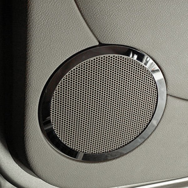 American Car Craft® - Polished Rear Door Speaker Trim Rings