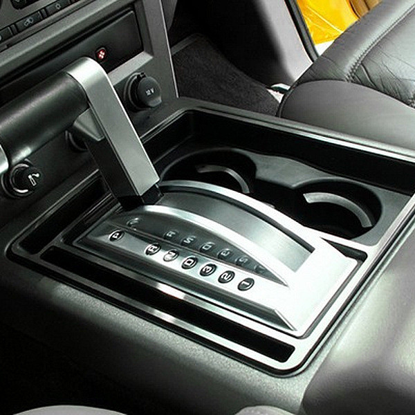 American Car Craft® 491002 - Brushed Center Console Shifter Trim