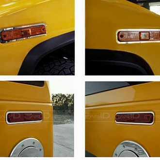American Car Craft® - Brushed Marker Light Trim