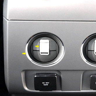 ACC® - Brushed Rear A/C Vent Trim Rings