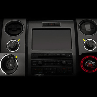 American Car Craft® - Center Dash Trim Rings