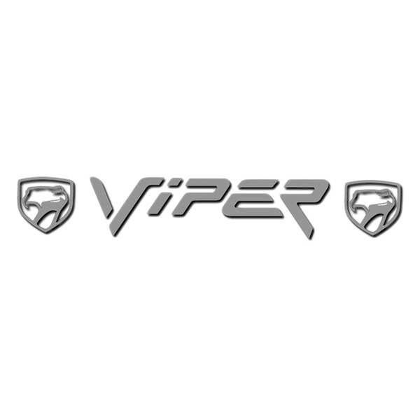 American Car Craft® - Polished Valve Cover Letters Set with VIPER Head