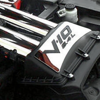 ACC® - Polished Viper Air Box Tube Plate with "V-10 8.4L" Cut Out