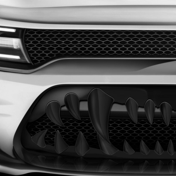 Shark Tooth Style Polished Bumper Grille