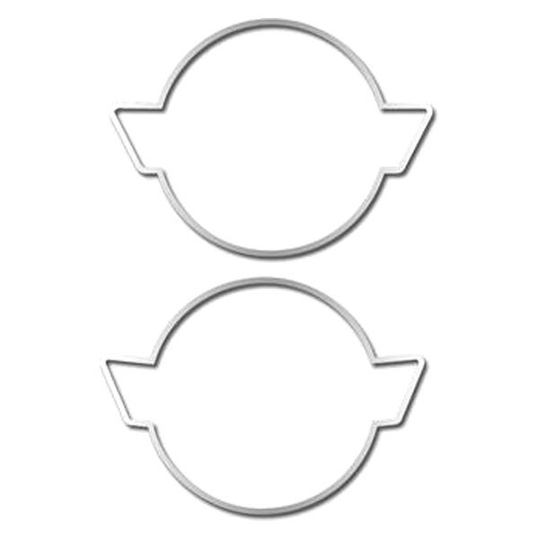 ACC® - Polished Front and Rear Emblem Trim Rings