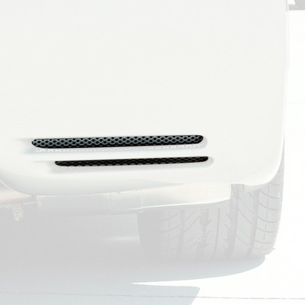 ACC® - 2-Pc Perforated Style Polished CNC Machined Rear Bumper Grille