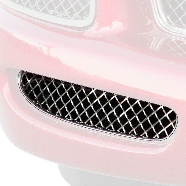 ACC® - 2-Pc Polished Laser Mesh Front Brake Duct Cover Grilles