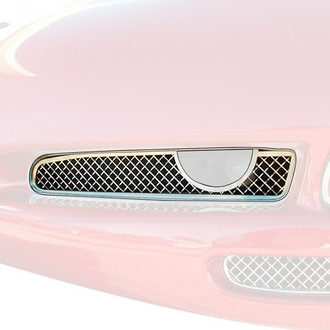 ACC® - 2-Pc Polished Laser Mesh Front Fog Light Grilles