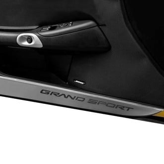 ACC® - GM Licensed Brushed Door Guards with Grand Sport Logo