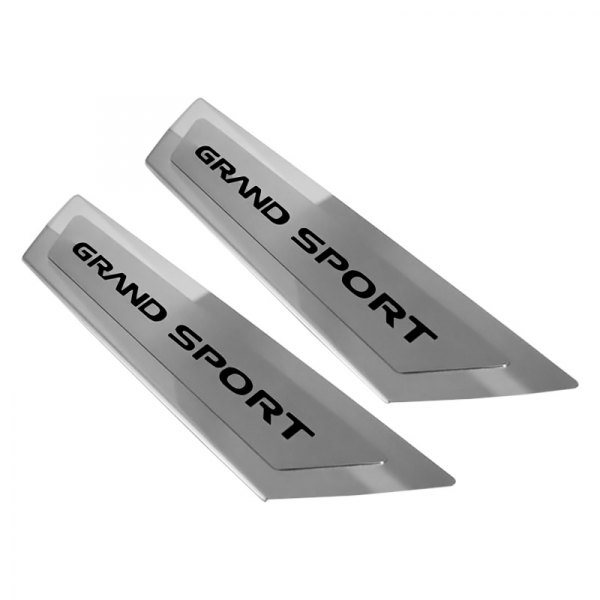 American Car Craft® - Polished Outer Door Sills With Grand Sport Logo