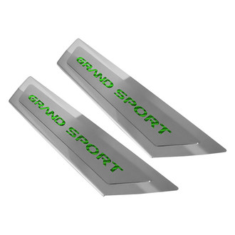 ACC® - Polished Outer Door Sills with Green Grand Sport Logo