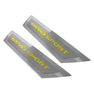 ACC® - Polished Outer Door Sills with Yellow Grand Sport Logo