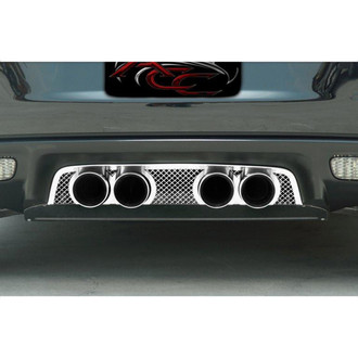 ACC® - Laser Mesh Style Polished Exhaust Filler Panel