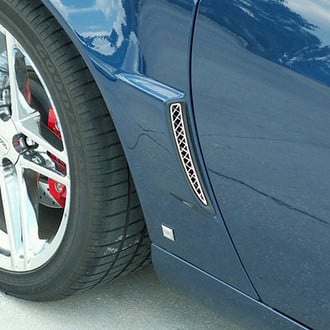 ACC® - Laser Mesh Polished Rear Side Vent Grilles