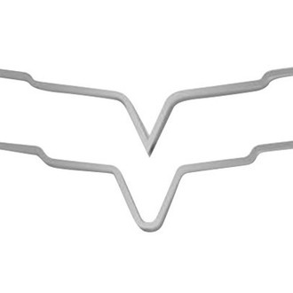 ACC® - Polished Front and Rear Emblem Trim Rings