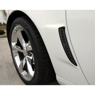 ACC® - Blakk Stealth Black Rear Side Vent Grilles