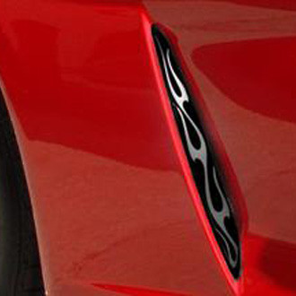 ACC® - Flame Style Polished Front Side Vent Grilles