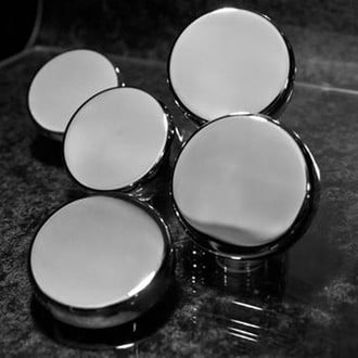 American Car Craft® - Plain Style Fluid Cap Cover Set