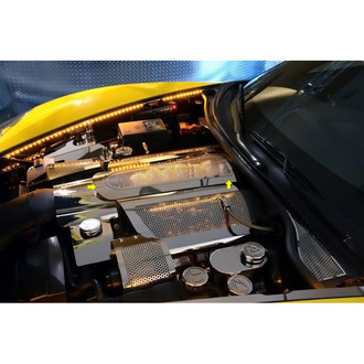 ACC® - Perforated Yellow Illuminated Polished Low Profile Plenum Cover