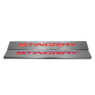 ACC® - Replacement Style Illuminated Brushed Door Sills with Stingray Logo