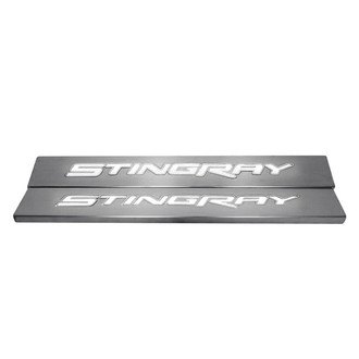 ACC® - Replacement Style Illuminated Brushed Door Sills with Stingray Logo