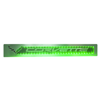 ACC® - Illuminated Brushed Door Sills with Corvette Logo