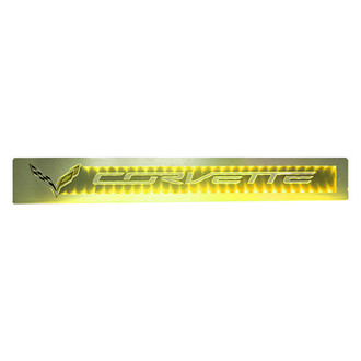 ACC® - Illuminated Brushed Door Sills with Corvette Logo