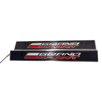 ACC® - Illuminated Polished/Carbon Fiber Door Sills with Grand Sport Logo