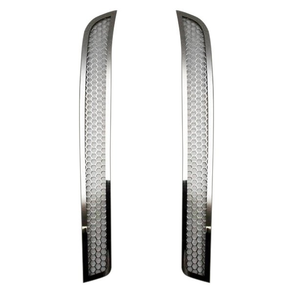 American Car Craft® - Matrix Series Polished Rear Outer Trim Valance Vent Grilles
