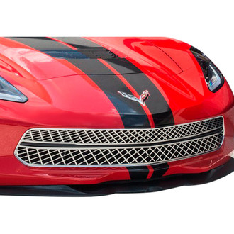 ACC® - 3-Pc Expanded Diamond Polished Mesh Main Grille