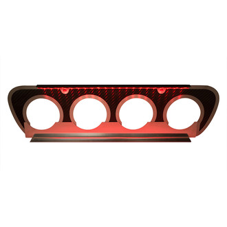 ACC® - Perforated Non-Illuminated Carbon Fiber Exhaust Filler Panel