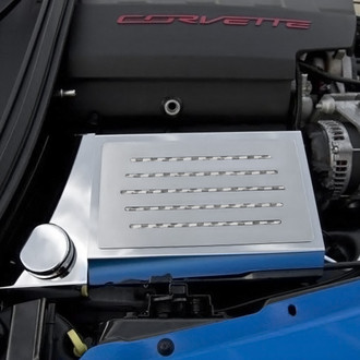 ACC® - Polished Fuse Box Cover with Ribbed Slots