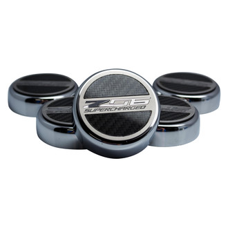 ACC® - Carbon Fiber Cap Cover Set with Z06 Supercharged Logo