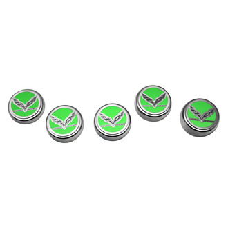 ACC® - Brushed Synergy Green Solid Cap Cover Set with Grand Sport Logo