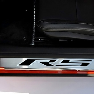 ACC® - Brushed/Polished Door Sills with Brushed Black RS Logo