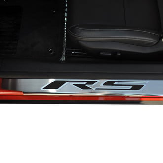 ACC® - Brushed/Polished Door Sills with Black RS Logo