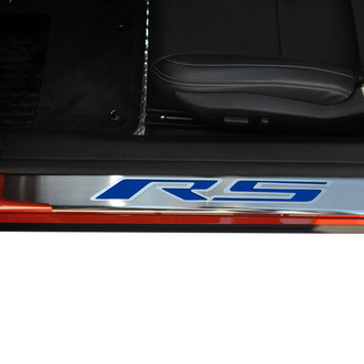 ACC® - Brushed/Polished Door Sills with Dark Blue RS Logo