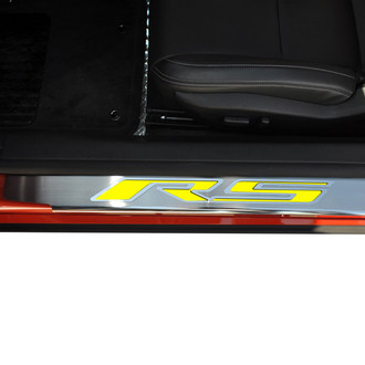 ACC® - Brushed/Polished Door Sills with Yellow RS Logo