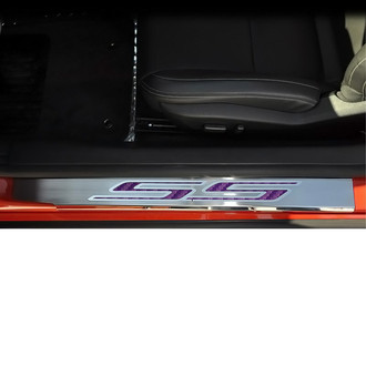 ACC® - Brushed/Polished Door Sills with Purple SS Logo