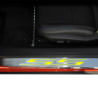 ACC® - Brushed/Polished Door Sills with Yellow SS Logo