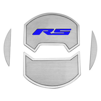 ACC® - Brushed A/C Vent Duct Covers with Dark Blue RS Logo