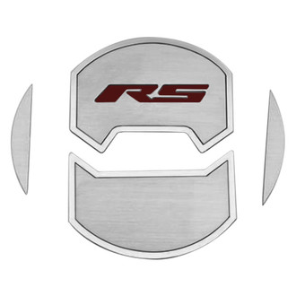 ACC® - Brushed A/C Vent Duct Covers with Garnet Red RS Logo