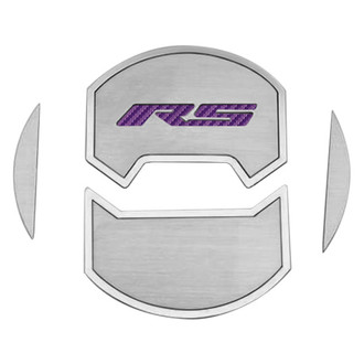 ACC® - Brushed A/C Vent Duct Covers with Purple RS Logo