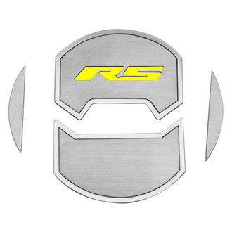 ACC® - Brushed A/C Vent Duct Covers with Yellow RS Logo