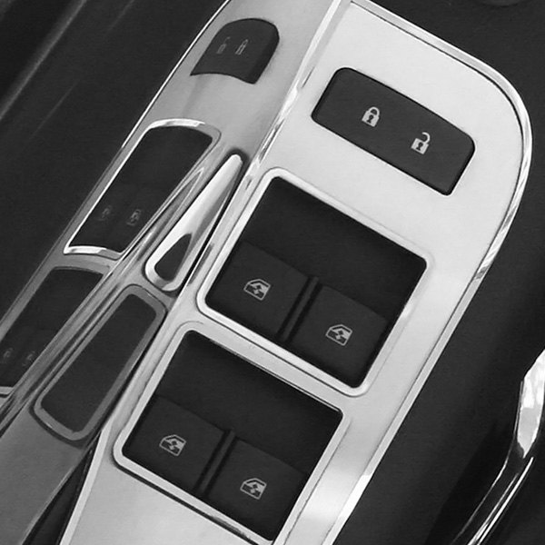 American Car Craft® - Brushed Door Handle Pull/Switch Deluxe Trim Plate