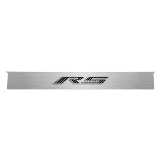 ACC® - GM Licensed Brushed Trunk Lid Plate with Black Carbon Fiber RS Logo