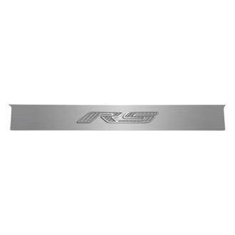 ACC® - GM Licensed Brushed Trunk Lid Plate with White Carbon Fiber RS Logo