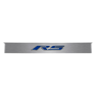 ACC® - GM Licensed Polished Trunk Lid Plate with Dark Blue Solid RS Logo