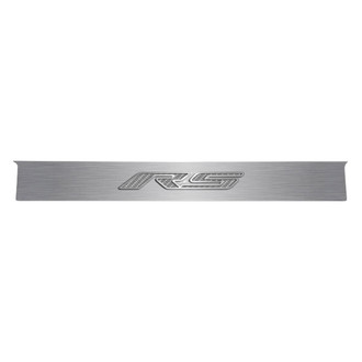 ACC® - GM Licensed Polished Trunk Lid Plate with White Carbon Fiber RS Logo